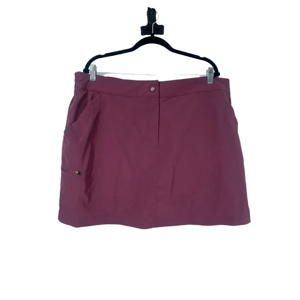 🌸 32 Degrees Dusty Rose Tech Athletic Skort XXL Quick Dry 🌸 - Picture 2 of 7